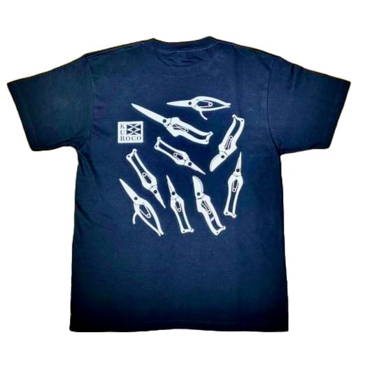 Kuroco Original T-shirt in Navy produced by Yoshioka Hamono