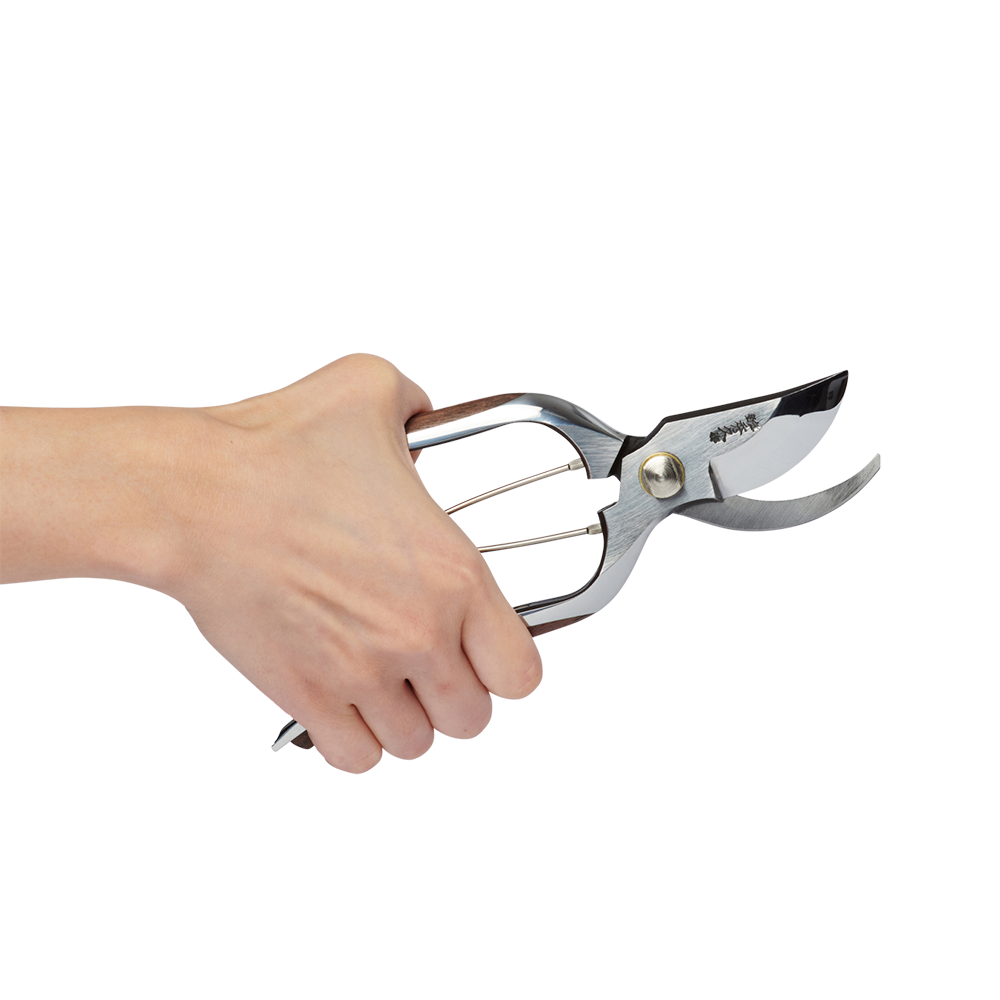 Walnut Handle Inlay Secateurs "Walnut"