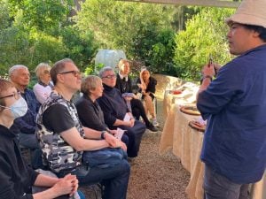 Yuta-at-Garden-Tool-Maintenance-Workshp at Kings Cross Community Garden