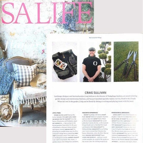 Featured in SALIFE, South Australia’s leading lifestyle and garden publication.