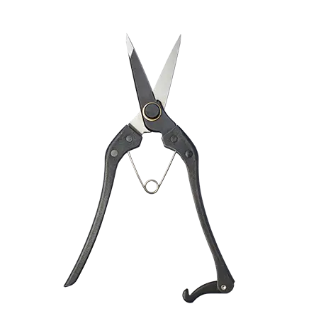 Kuroco Pointed Tip Single Edged Garden Scissors Back Open