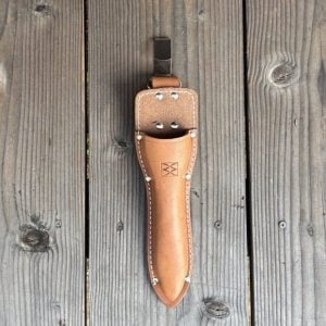 Leather-Holster-for-Kuroco-26cm-topiray_styled-on-wood-deck