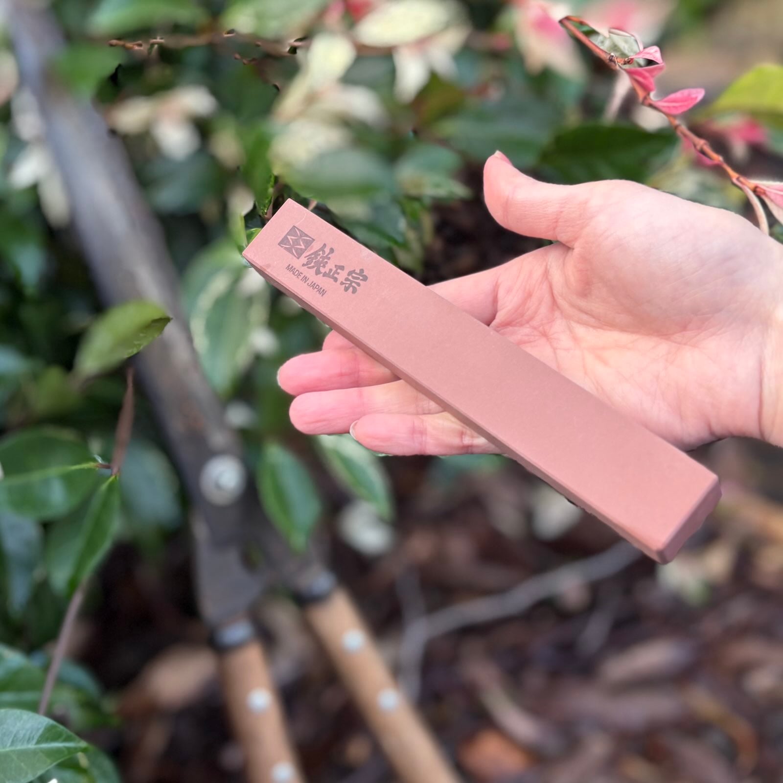 Professional Long Sharpening Whetstone 175 mm developed for topiary shears and loppers