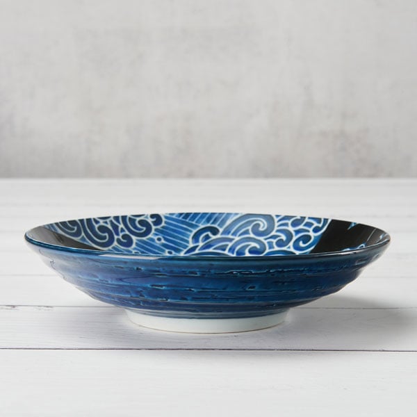 Japanese Curry & Pasta Plates with Vibrant Whales - Image 2