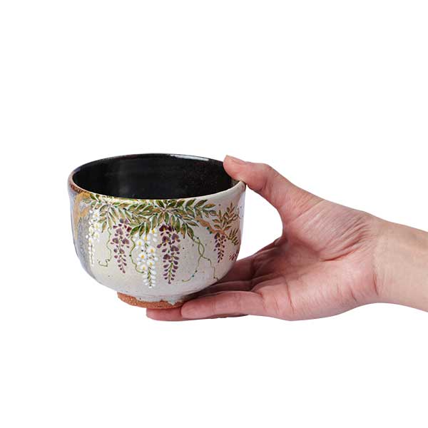 Matcha Japanese Tea Bowl - Wisteria - Image 2
