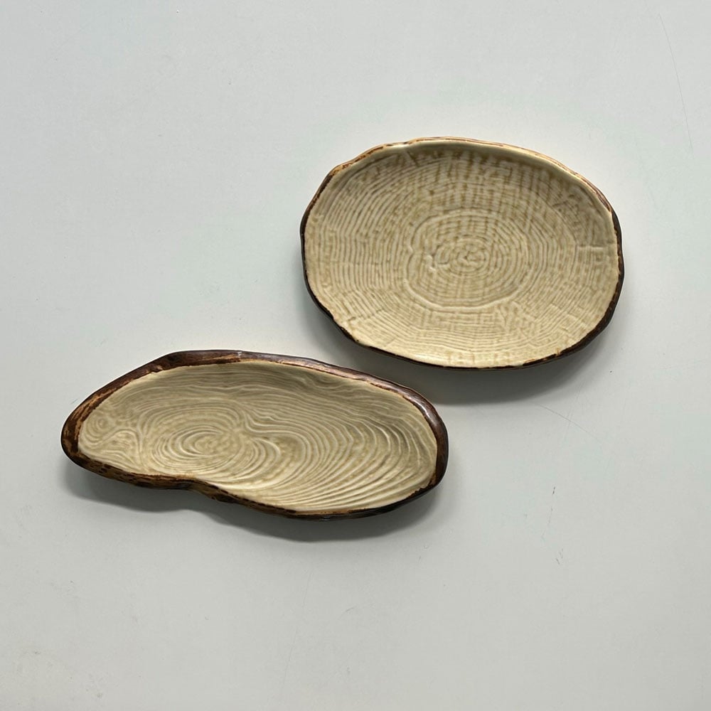 Handcrafted Japanese Tapas Plates (Set of 4) – Oval or Narrow Shape