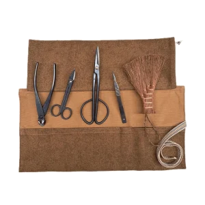shokunin-store-original-5pc-japanese-bonsai-tool-kit-with-pouch-open